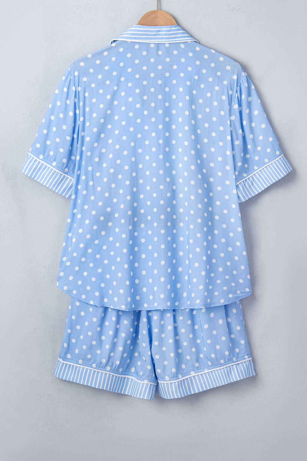 Polka Dot Top & Shorts Pajama Set
