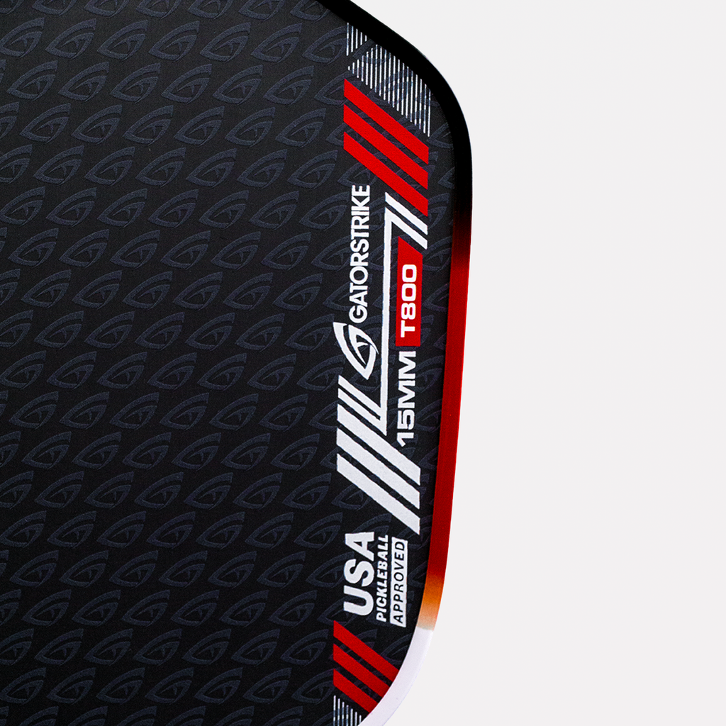 GatorStrike A.R.M.O.R Gen 5X — 15mm Raw Carbon Power - Pickleball Paddle