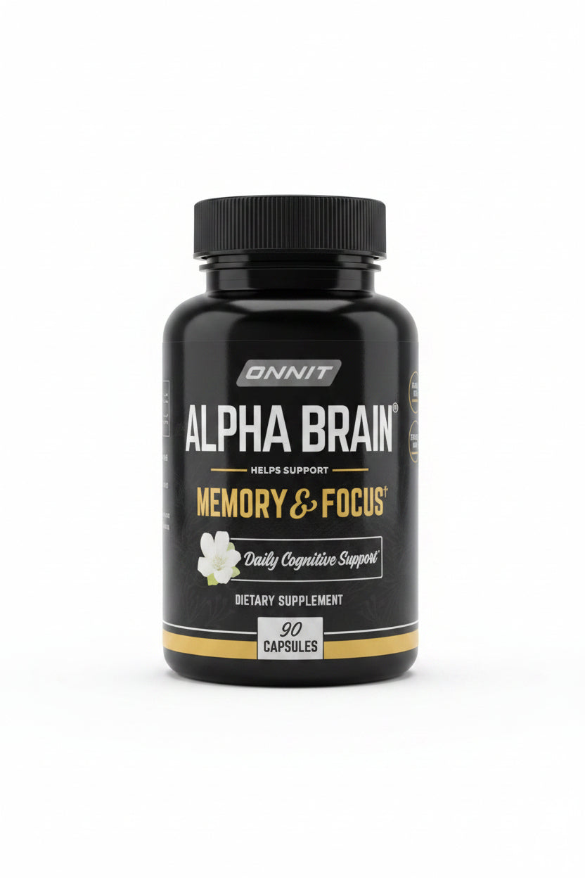 Alpha BRAIN® Cognitive support, including memory, focus & mental processing speed (90 Count)