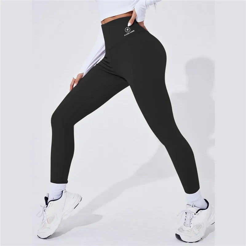 Women High-Waist Leggings – Thermal Yoga Sports Tights