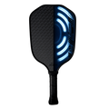 GatorStrike A.R.M.O.R Blackout — 15mm Raw Carbon Spin Pickleball Paddle