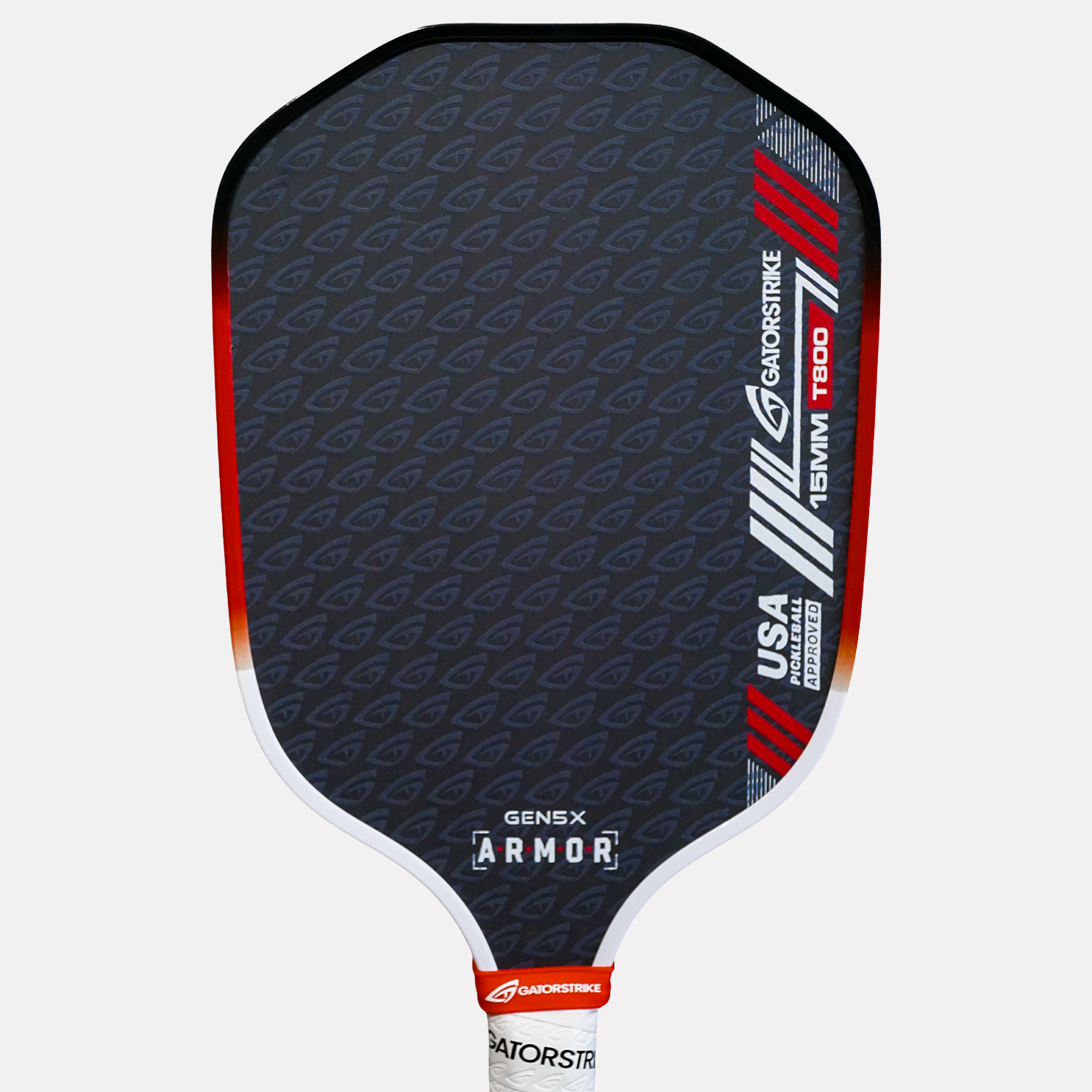 GatorStrike A.R.M.O.R Gen 5X — 15mm Raw Carbon Power - Pickleball Paddle