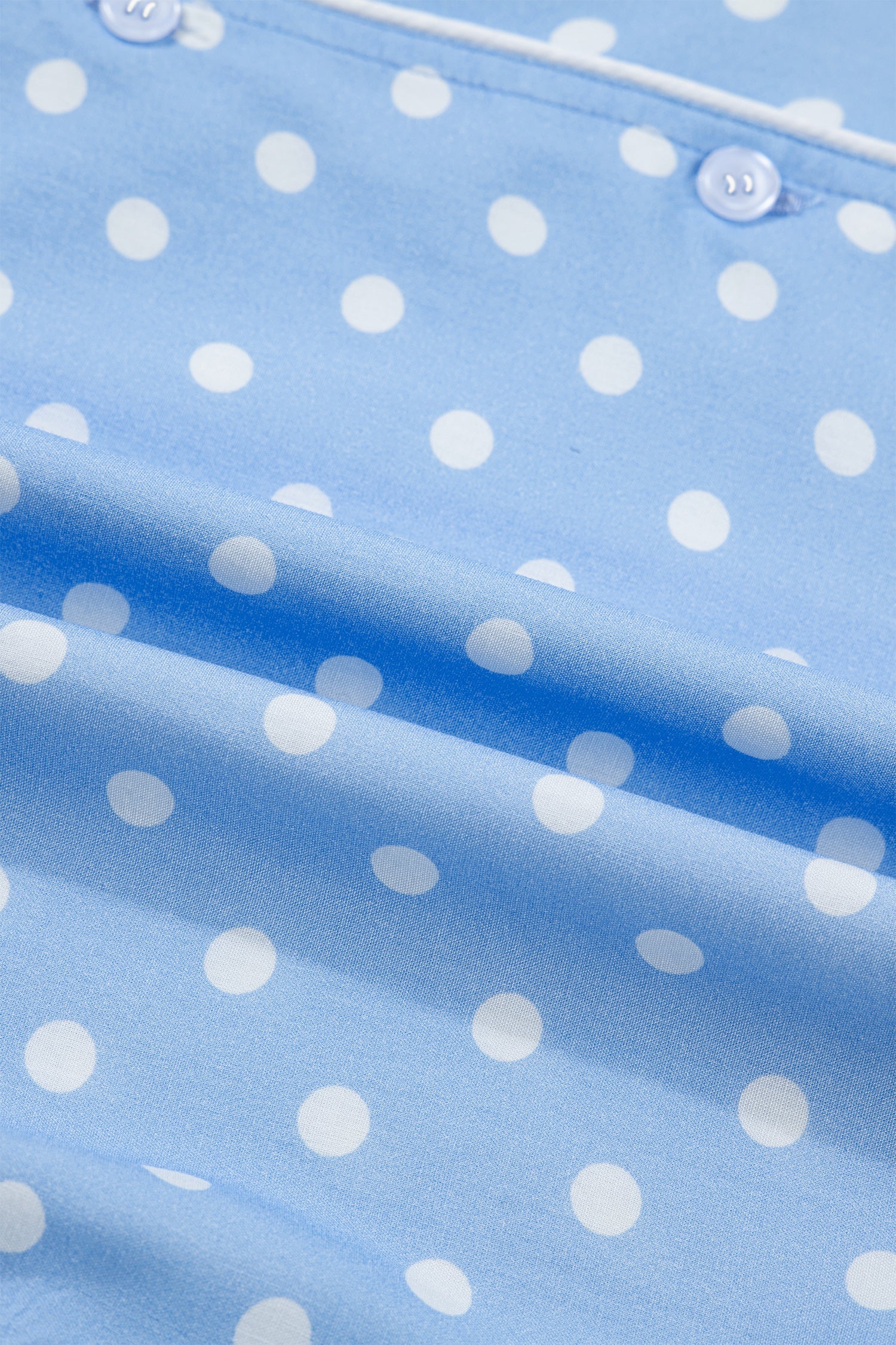 Polka Dot Top & Shorts Pajama Set