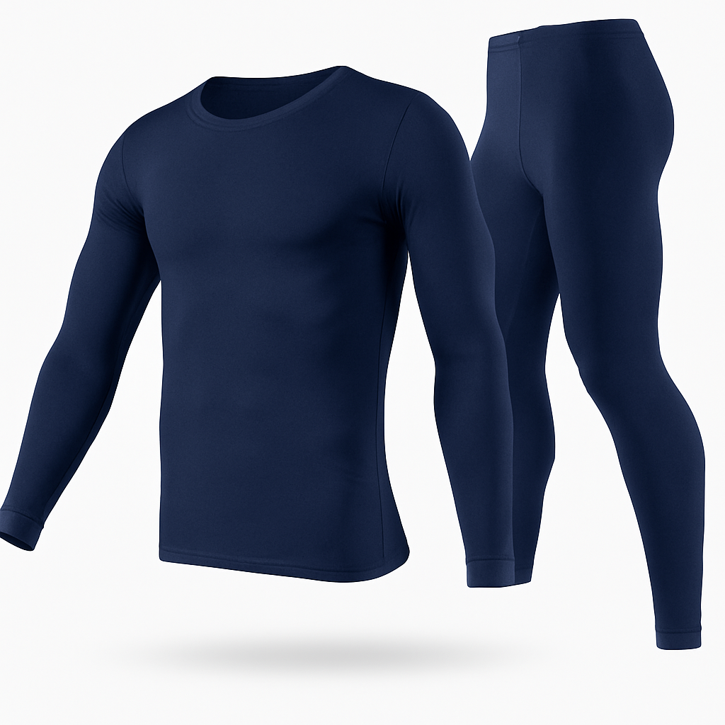 Thermal Underwear Set for Men - Long Johns Top & Bottom