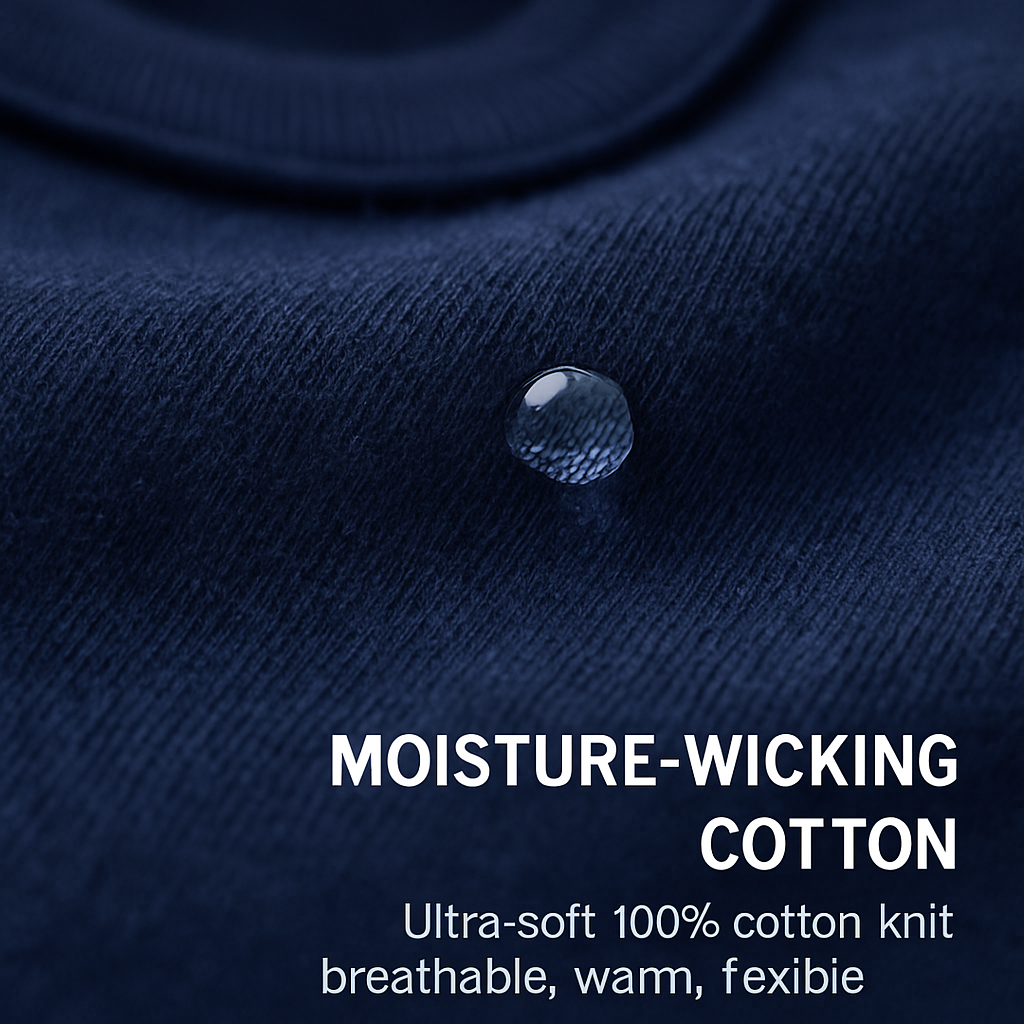 Thermal Underwear Set for Men - Long Johns Top & Bottom