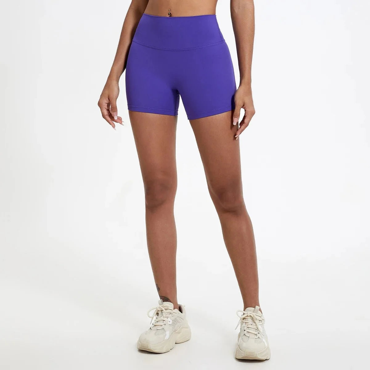 High Waist Compression Shorts | Butt-Lifting Yoga and Fitness Leggings