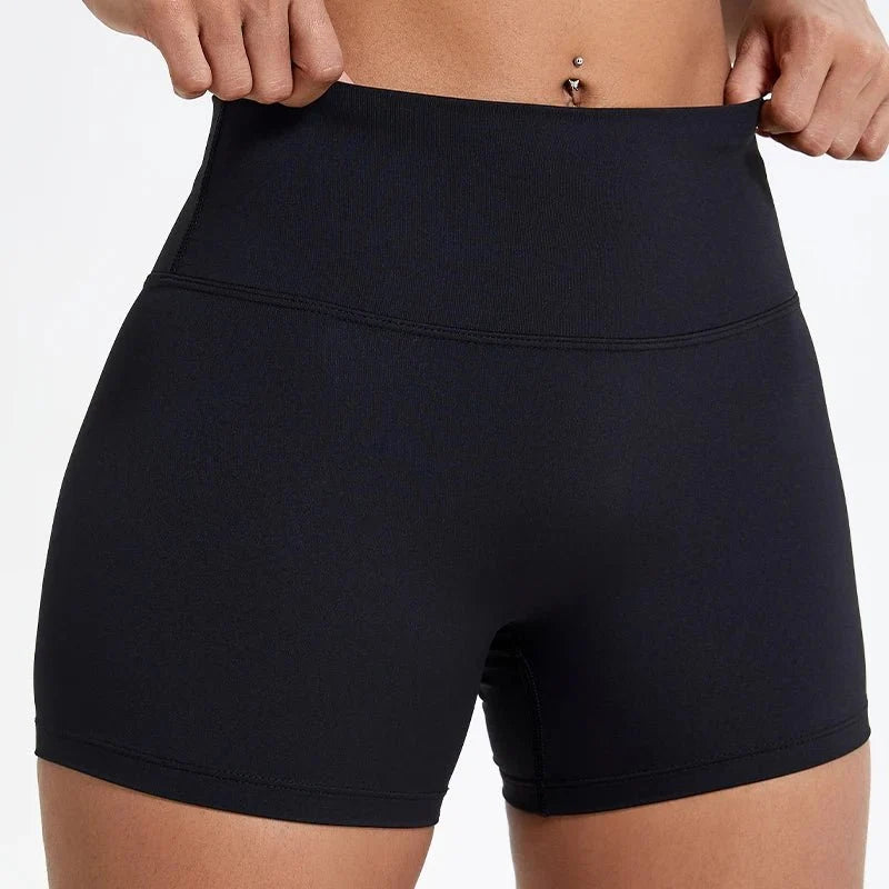High Waist Compression Shorts | Butt-Lifting Yoga and Fitness Leggings